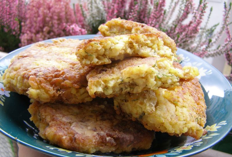 Kotlety ryżowo mięsne z farszu do gołąbków