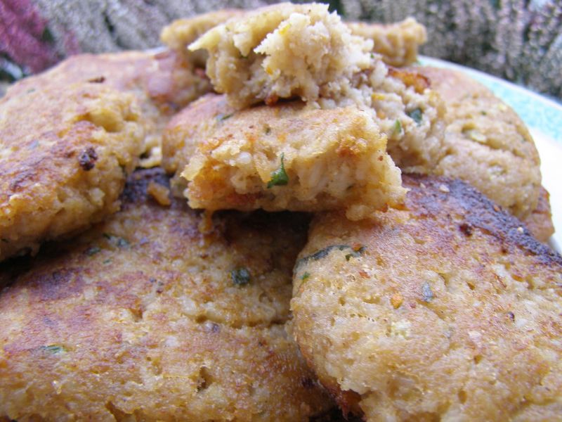 Kotlety ryżowo-pieczarkowe Kotlety ryżowo-pieczarkowe