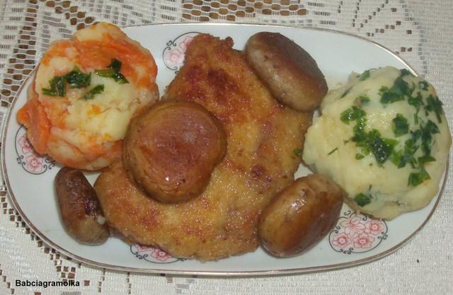 Kotlety schabowe z żurawiną :