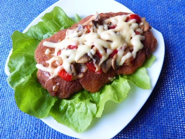Kotlety schabowe zapiekane z serem