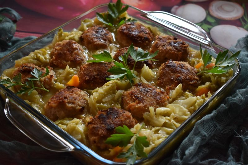 Kotlety serowe  w kapuście