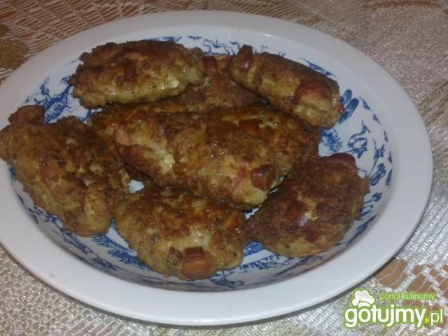 kotlety smażone z parówką  kotlety smażone z parówką