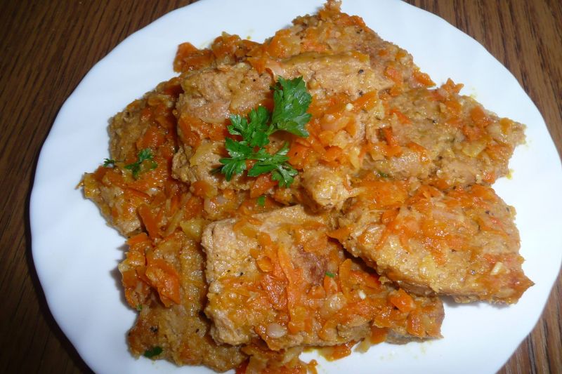 Kotlety sojowe z marchewką