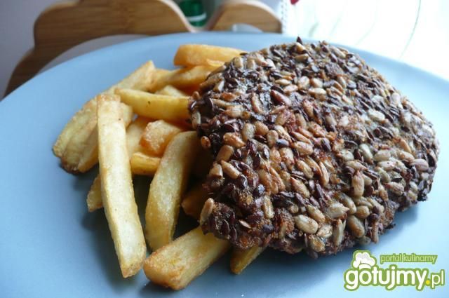 Kotlety w grubej, ziarnistej panierce