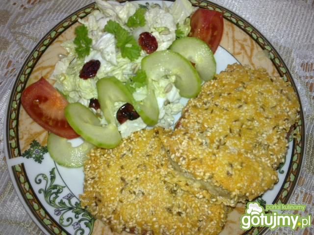 Kotlety w panierce serowej