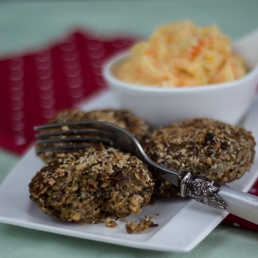 Kotlety wegetariańskie z soczewicą