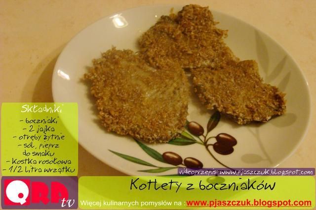 Kotlety z boczniaków