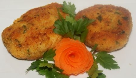 Kotlety z dorsza z batatem