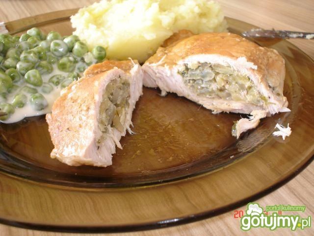 Kotlety z farszem cebulowo - jabłkowym Kotlety z farszem cebulowo - jabłkowym