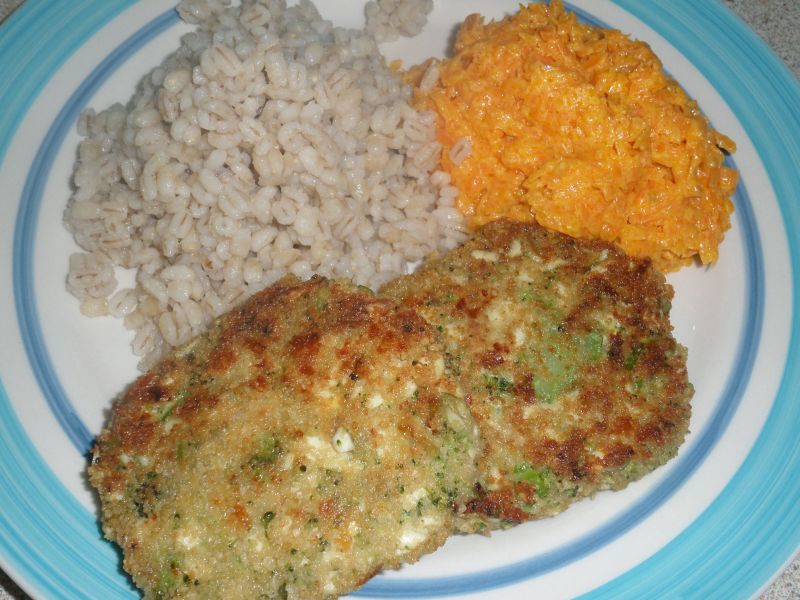 Kotlety z jajek i brokuła