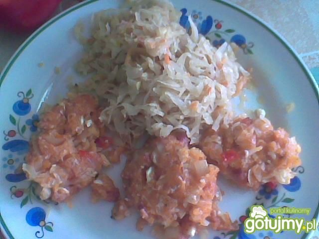 kotlety  z kapusty kiszonej