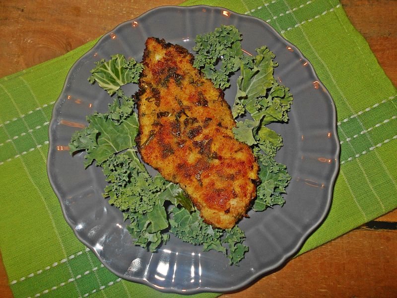 Kotlety z kurczaka z jarmużem