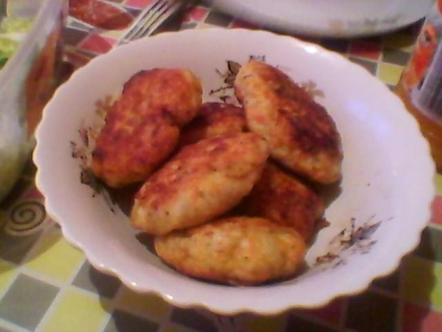 Kotlety z kurczaka z marchewką