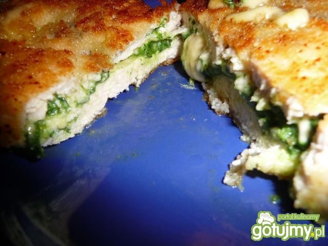 Kotlety z nadzieniem szpinakowym