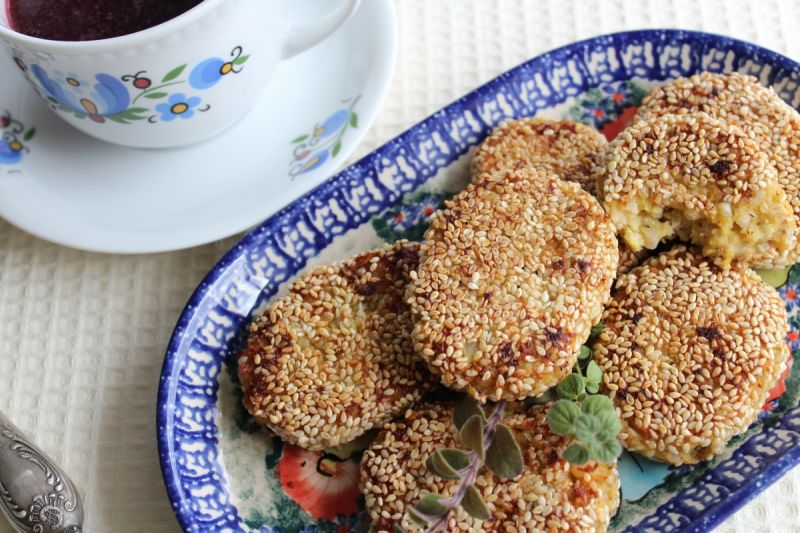 Kotlety z niepalonej kaszy gryczanej 
