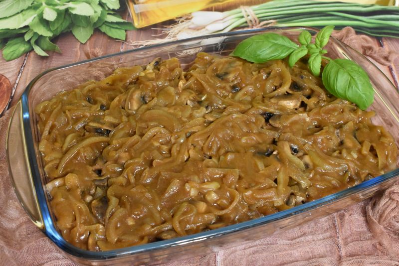 Kotlety z pieczarkami i cebulką Kotlety z pieczarkami i cebulką