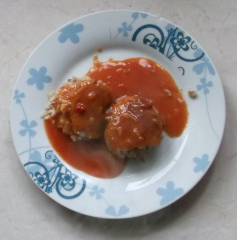 Kotlety z ryżu i mięsa mielonego 