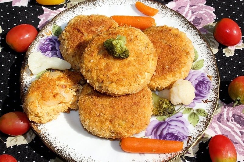 Kotlety z tofu wędzonego 