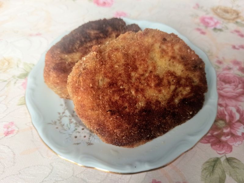 Kotlety ziemniaczane z boczkiem