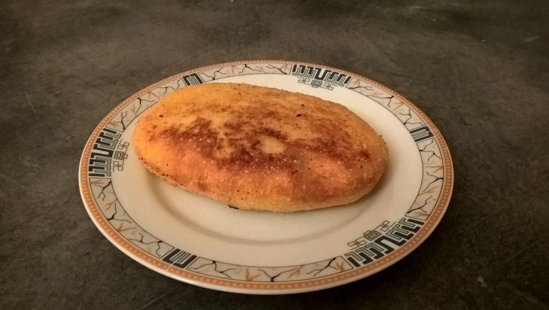 Kotlety ziemniaczane z pieczarkami i boczkiem Kotlety ziemniaczane z pieczarkami i boczkiem