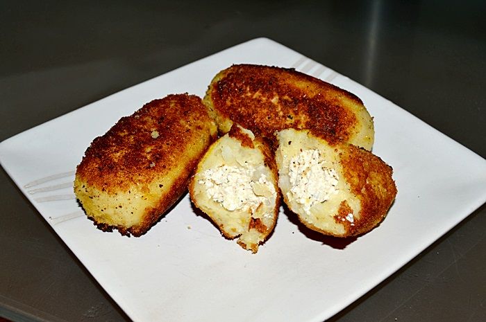 Kotlety ziemniaczane z serem