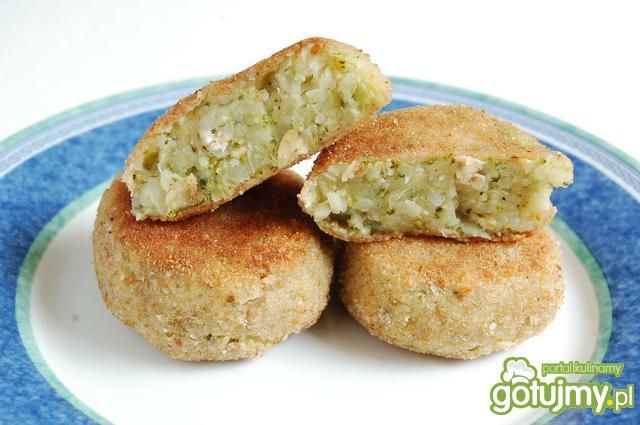 Kotlety ziemniaczano-brokułowe