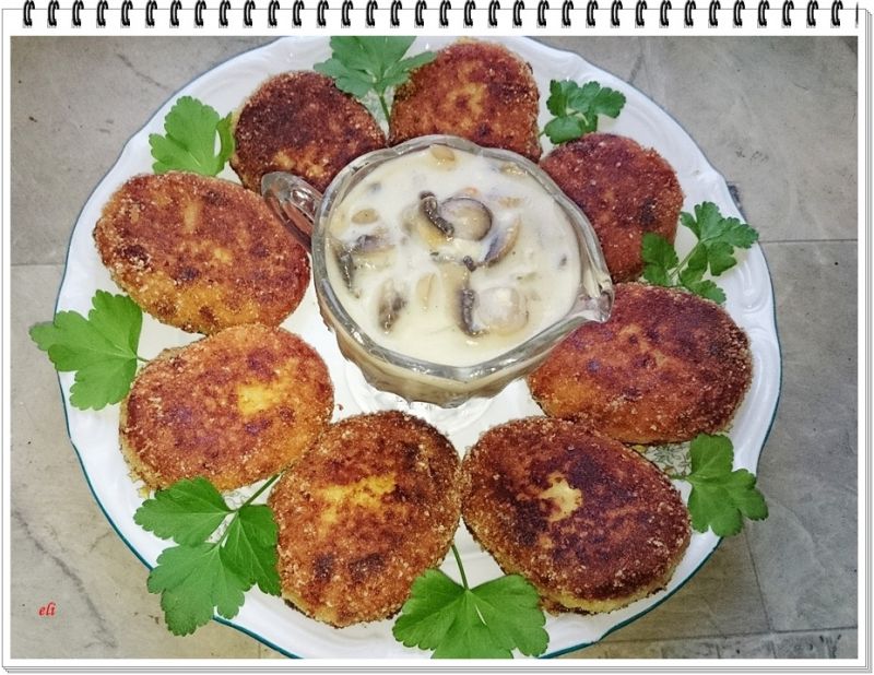 Kotlety ziemniaczano serowe Eli