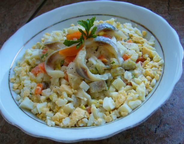 Krajanka śledziowa z jajkiem