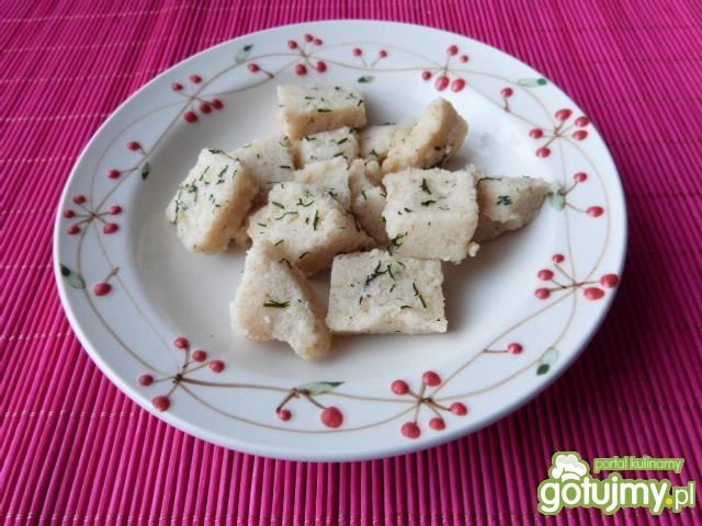 Krajanka z kaszy manny z koperkiem Krajanka z kaszy manny z koperkiem