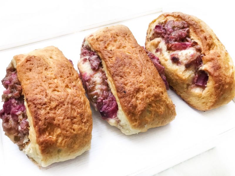 Krajanka z rabarbarem