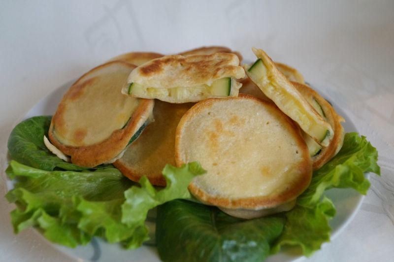 Krążki cukinii w cieście Krążki cukinii w cieście