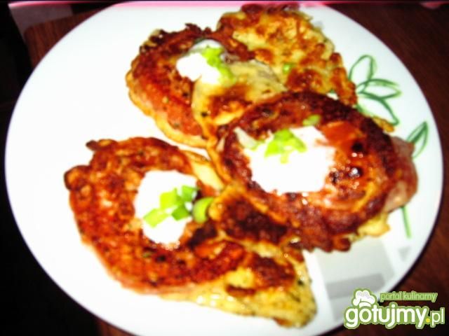 Krążki pomidorów w cieście naleśnikowym