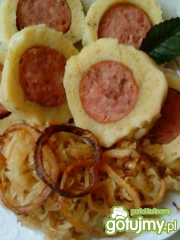 Krążki z kiełbasą Krążki z kiełbasą