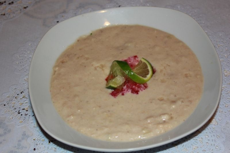 Krem bananowy  z cynamonem  Krem bananowy  z cynamonem