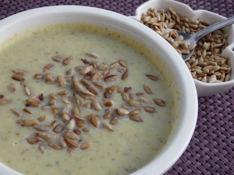 Krem brokułowo-cukiniowy