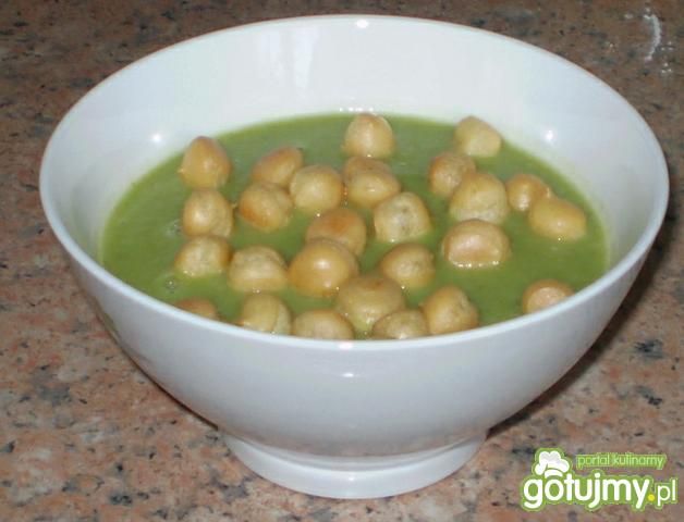 Krem brokułowy z groszkiem otysiowym Krem brokułowy z groszkiem otysiowym