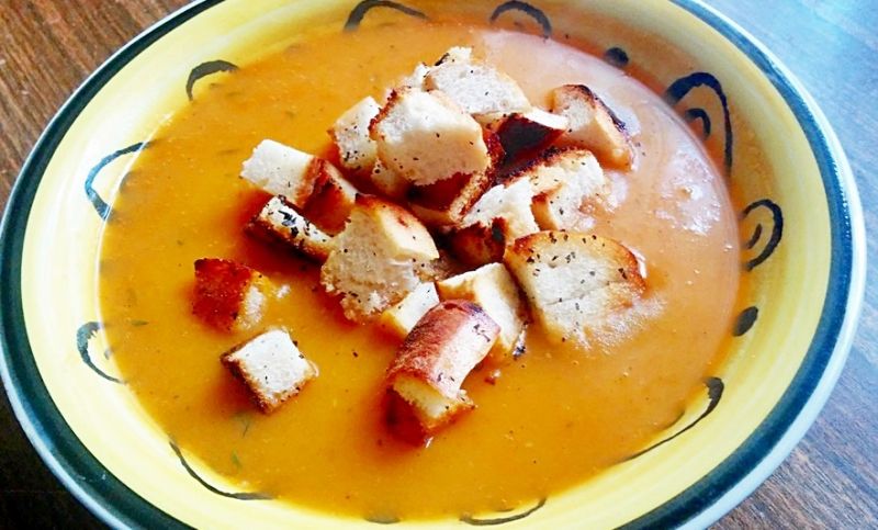 Krem dyniowo-pomidorowy