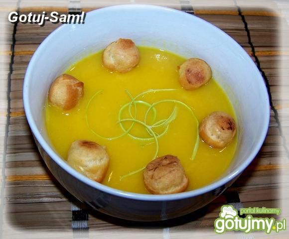  Krem dyniowo-porowy. 