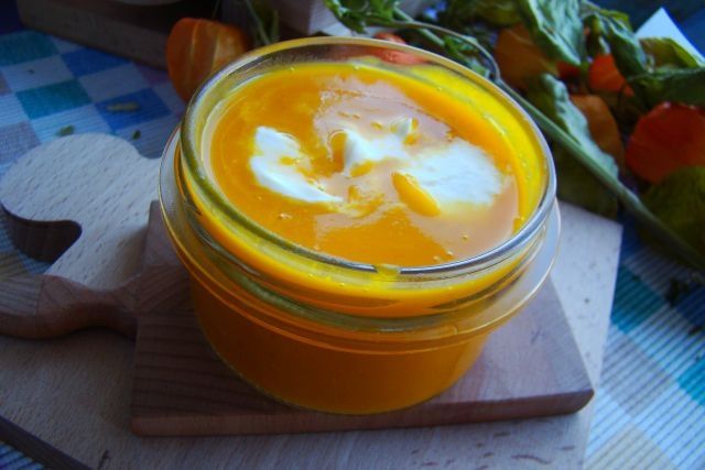 Krem dyniowy na ostro  Krem dyniowy na ostro