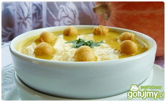 Krem dyniowy z pikantną nutką