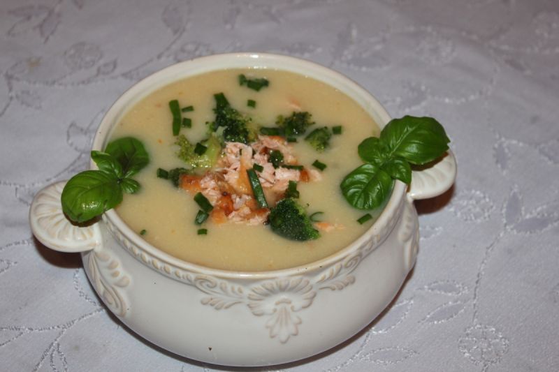 Krem lososiowo-ziemniaczany