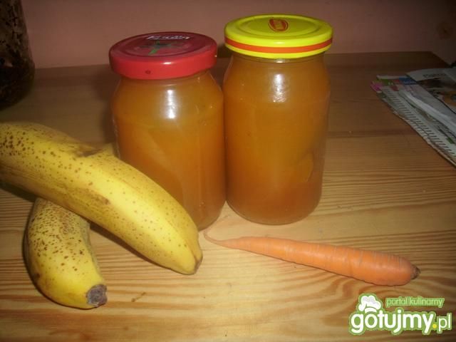 Krem marchewkowo-bananowy