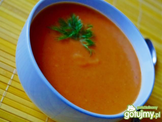 Krem marchewkowo-warzywny z serkiem  Krem marchewkowo-warzywny z serkiem