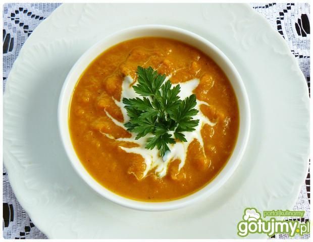 Krem marchewkowy z pikantną nutą