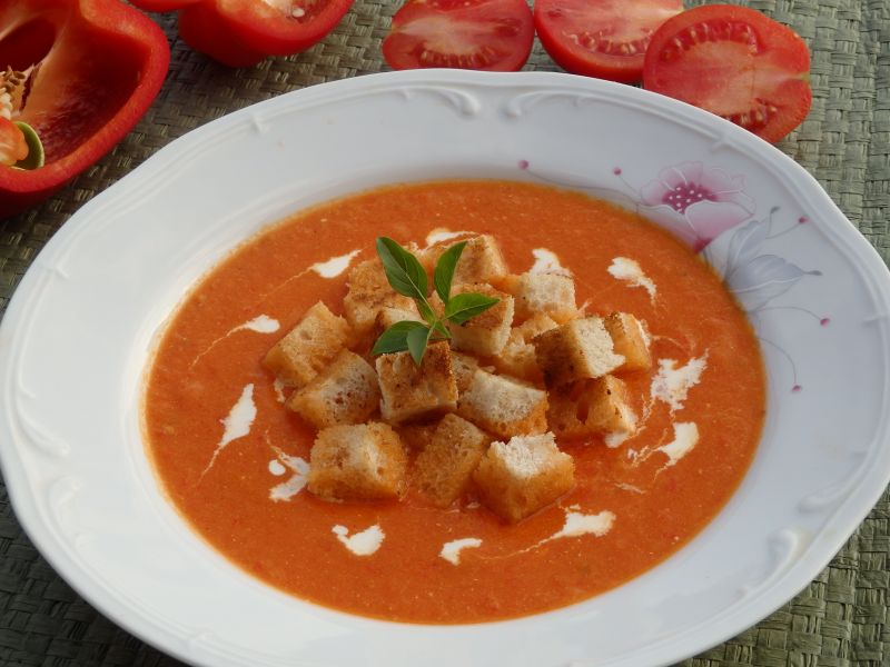 Krem paprykowo-pomidorowy