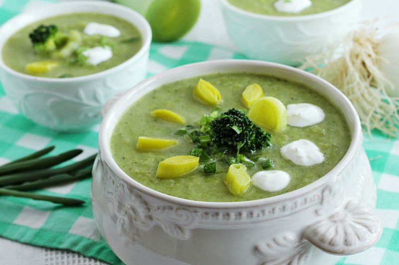 Krem porowo brokułowy Krem porowo brokułowy