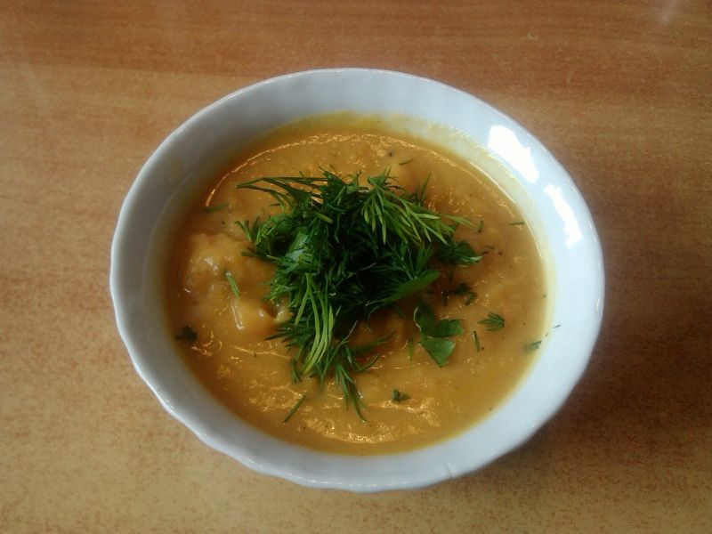 Krem warzywny z koperkiem  Krem warzywny z koperkiem