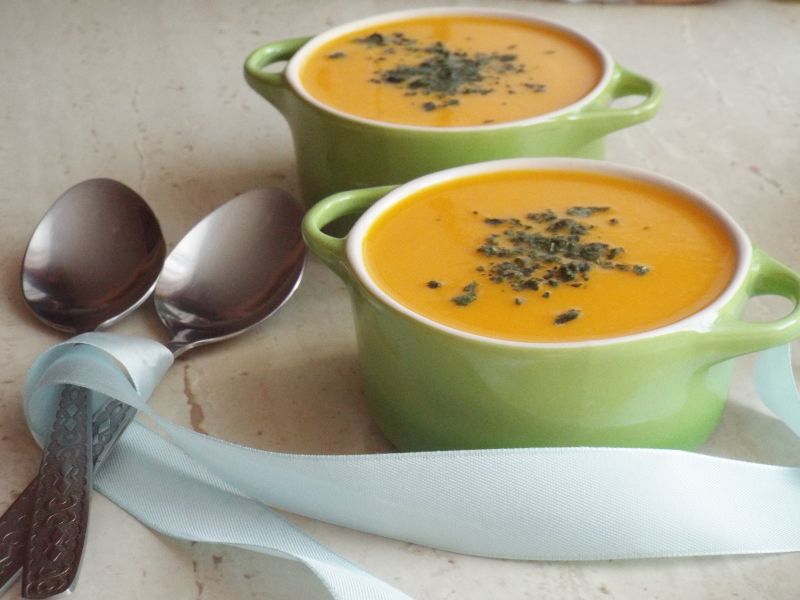 Krem z batatów i marchewek z nutą chrzanu Krem z batatów i marchewek z nutą chrzanu