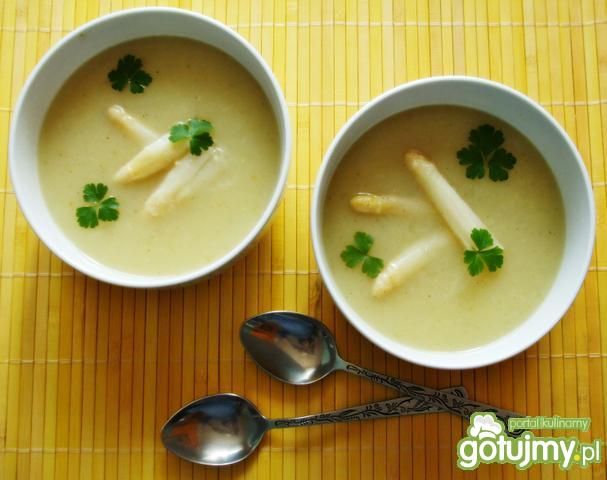 Krem z białych szparagów Krem z białych szparagów