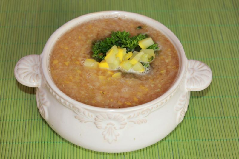 Krem z cukinii z ziemniakami 